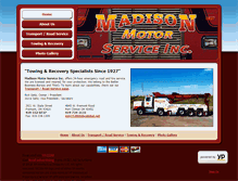 Tablet Screenshot of madisonmotorservices.com